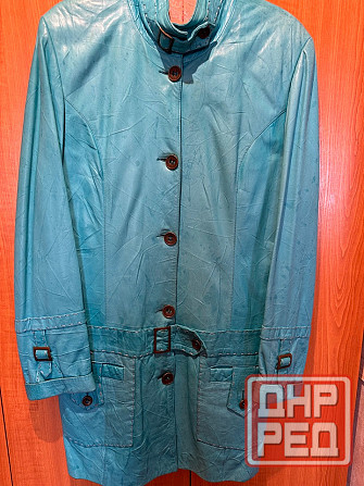 Продам кожаную курточку 48р Донецк - изображение 1