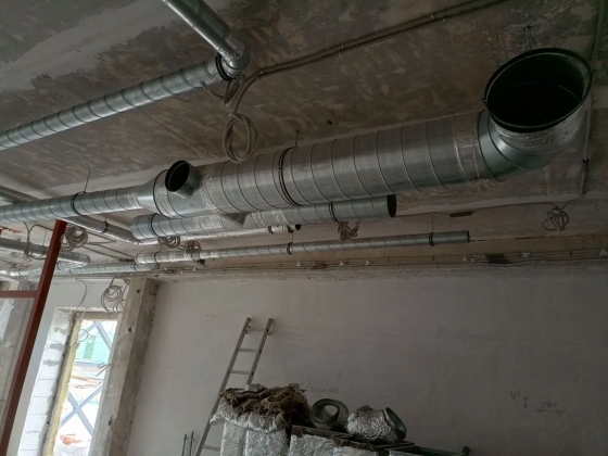 Монтаж систем вентиляции, кондиционирования, воздушного отопления. Донецк