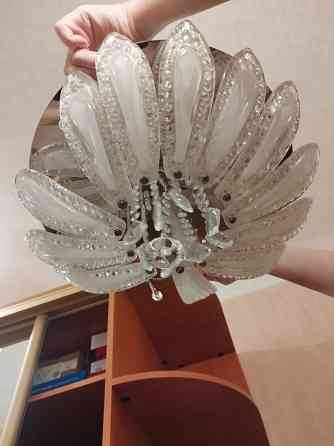 Управляемая светодиодная люстра с вентилятором Донецк