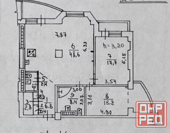 Продается 3х Комнатная Квартира - Новострой - Документы Готовы . Закрытая территория ! Донецк - изображение 9