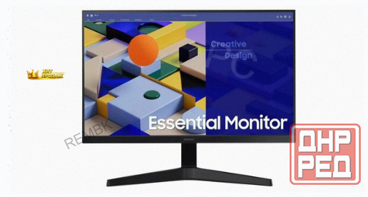 Монитор 27" Samsung s27c310eai Черный Ips 75hz 1920x1080, 5ms, 250 cd/m2 d-sub Hdmi - арт:5502 Донецк - изображение 1