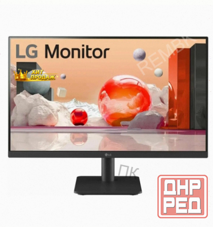 Монитор lg 24ms500-b (24ms500-b. Aruz) 23.8" Ips, 16:9, 1920x1080, 100гц - арт:9192 Донецк - изображение 1