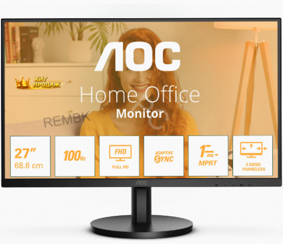 Монитор 27" Aoc 27b3hma2 100гц,*va, 1920х1080 - арт:9150 Донецк