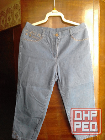 Бриджи женские летние. Юбка джинсовая. Кофты, блузы Донецк - изображение 1