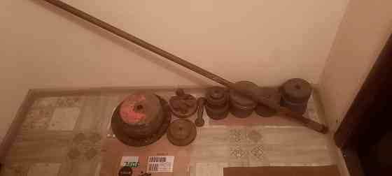 Гантели, блины к штанге и гантелям, гриф Донецк