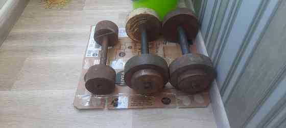 Гантели, блины к штанге и гантелям, гриф Донецк