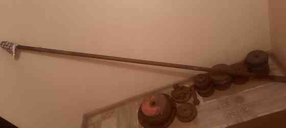 Гантели, блины к штанге и гантелям, гриф Донецк