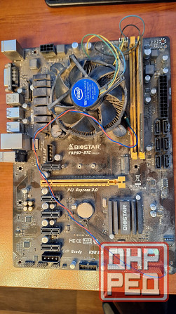 Комплект Biostar B250-BTC + Intel celeron g3930 Донецк - изображение 1