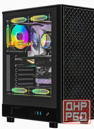 Корпус Компьютерный Atx Formula Mana Dynamic / Mana Dyn, Midi-tower, Без бп, Черный - арт:3864 Донецк - изображение 1