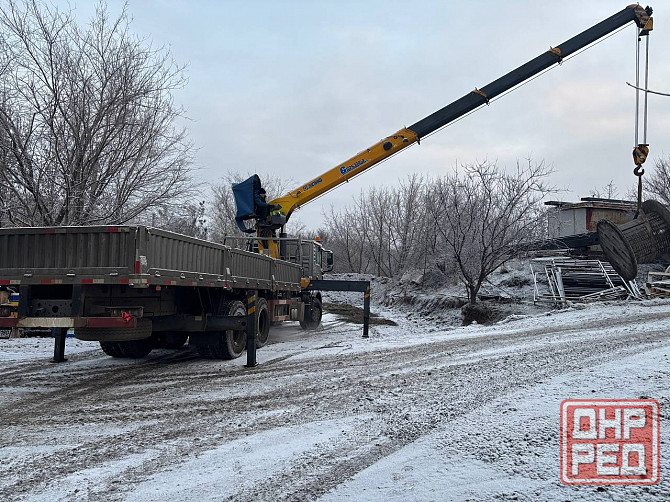 Услуги Манипулятора HOWO 12т. борт 8,5м. до 20т. есть люлька (автовышка) Донецк - изображение 4
