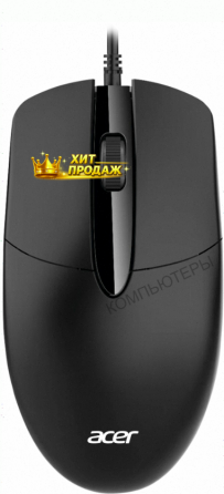 Мышь Acer Omw300 Черный (1200dpi) Usb (3 Кнопки) - арт:2869 Донецк