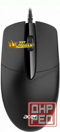 Мышь Acer Omw300 Черный (1200dpi) Usb (3 Кнопки) - арт:2869 Донецк - изображение 3