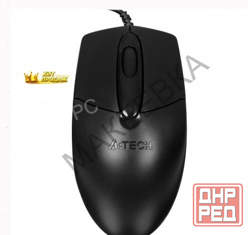 Мышь Проводная a4tech op-720 Черный - арт:9629 Донецк - изображение 1