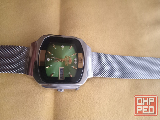 Часы ORIENT(изумрудный циферблат) Донецк - изображение 3