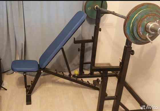 Лавка стойка для жима приседа Донецк