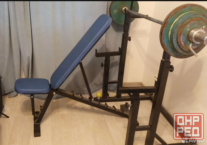 Лавка стойка для жима приседа Донецк - изображение 1
