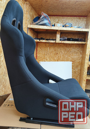 Спортивное сиденье ковш Drift Series (black) + ремни безопасности (4-ые) Донецк - изображение 2