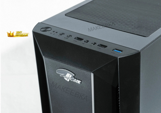 Корпус Eurocase b27 Matx Без бп Закаленное Стекло (3xusb, 2xaudio) - арт:9389 Донецк