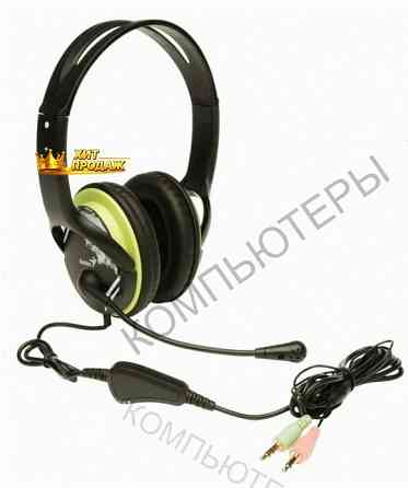 Компьютерная Гарнитура Genius hs-400a, Черный/зеленый - арт:5869 Донецк