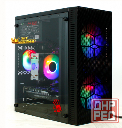 Игровой Компьютер Byte-hyperfluxpro| Intel Core i3-13100f (4 Ядра/8 Потоков) | 600w | Ssd - арт:7494 Макеевка - изображение 2