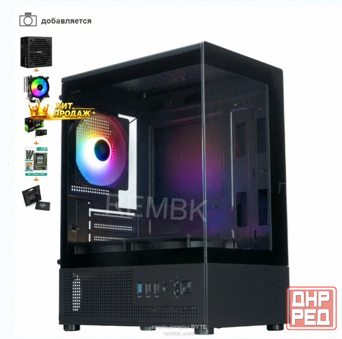 Игровой Компьютер Byte-magistr | Intel Xeon 2670v2 (10 Ядер/20 Потоков) | 600w | Ssd 480 - арт:7499 Макеевка - изображение 2