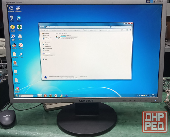 Монитор Samsung 2243nw Донецк - изображение 1