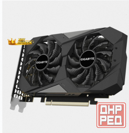 Видеокарта Gigabyte Rtx3050 Windforce oc v2 6gb Gddr6 96bit 2xdp 2xhdmi 2fan Rtl - арт:1949 Макеевка - изображение 4