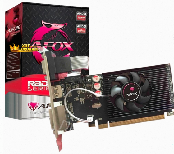 Видеокарта Afox Radeon r5 230 2048mb lp Single Fan (afr5230-2048d3l5) - арт:4587 Макеевка
