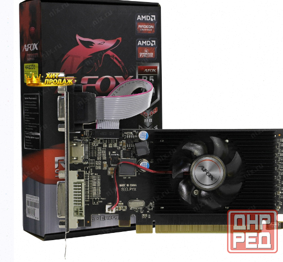Видеокарта Afox Radeon r5 230 2048mb lp Single Fan (afr5230-2048d3l5) - арт:4587 Макеевка - изображение 3
