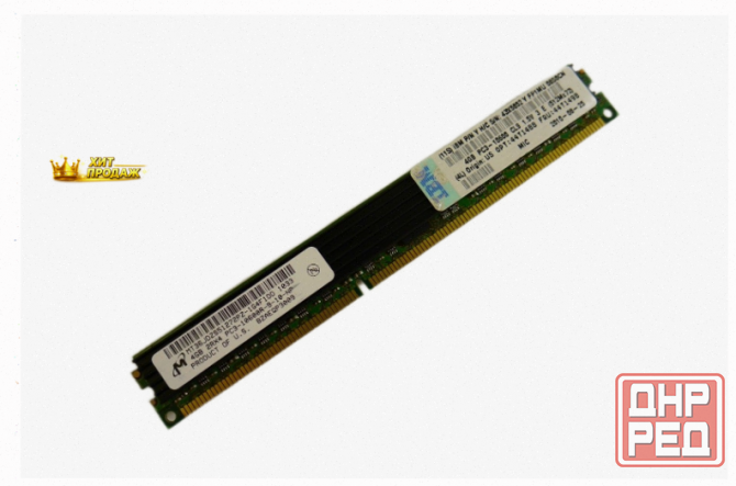 Оперативная Память Ddr3 Micron 4 гб 1333 Мгц Dimm cl9 mt36jbzs51272py-1g4d1ba (ecc) б/у - арт:9501 Макеевка - изображение 1