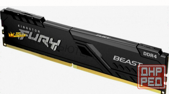 Оперативная Память Ddr4 Kingston 8gb 3200 Mhz pc-25600 Fury Beast Black (kf432c16bb/8) - арт:3120 Макеевка - изображение 1