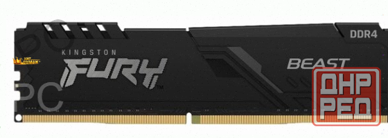 Оперативная Память Ddr4 Kingston 8gb 3200 Mhz pc-25600 Fury Beast Black (kf432c16bb/8) - арт:3120 Макеевка - изображение 2