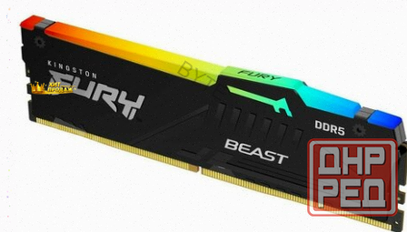 Оперативная Память Dimm Ddr5 Kingston Fury Beast (kf556c40bba-32) Rgb 32gb 5600mhz - арт:4880 Макеевка - изображение 1