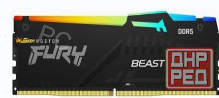 Оперативная Память Dimm Ddr5 Kingston Fury Beast (kf556c40bba-32) Rgb 32gb 5600mhz - арт:4880 Макеевка - изображение 2