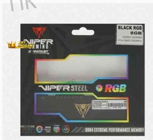 Модуль Памяти Patriot Viper Steel Rgb Dimm 8gb pc28800 Ddr4 Pvsr48g360c0 - арт:7712 Макеевка