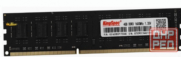 Оперативная Память Kingspec Ddr3l 4gb 1600mhz pc-12800 cl11 (ks1600d3p13504g) - арт:6705 Макеевка - изображение 3