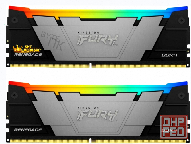 Оперативная Память Kingston Fury Renegade Rgb (kf432c16rb12ak2/32) (2x16gb Kit) - арт:5361 Макеевка - изображение 1