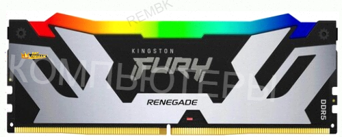Оперативная Память Ddr5 Kingston Fury Renegade Silver Rgb [kf564c32rsa-16] 16 гб, 6400mhz - арт:2091 Макеевка