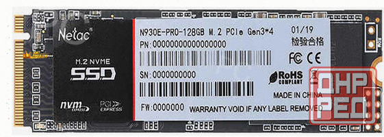 Ssd m.2 Nvme Твердотельный Накопитель Netac n930e Pro 128 гб (nt01n930e-128g-e4x) - арт:8426 Макеевка - изображение 1
