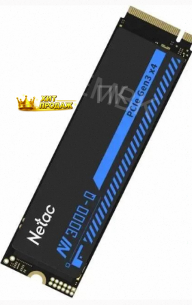 Ssd Накопитель Netac nv3000 512gb nt01nv3000q-512-e4x m.2 2280, Pci-e 3.0 x4, Черный по д - арт:4992 Макеевка