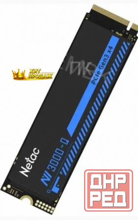 Ssd Накопитель Netac nv3000 512gb nt01nv3000q-512-e4x m.2 2280, Pci-e 3.0 x4, Черный по д - арт:4992 Макеевка - изображение 4