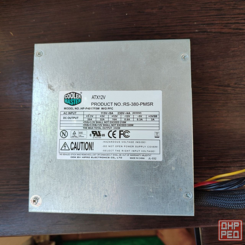 Блок питания Cooler Master RS-380_PMSR Донецк - изображение 1