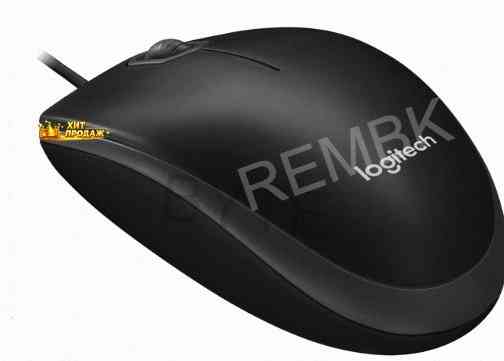 Мышь Logitech b100, Черный - арт:7993 Макеевка