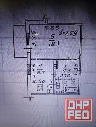 Продам 1 комн. 38 мкв. Современный ремонт. Маяк Донецк - изображение 5