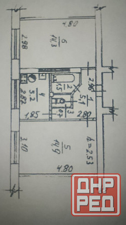 Продам 2х комн кв в Кировском районе Донецк - изображение 1