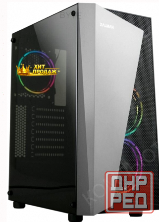 Корпус Zalman s4 Plus, Atx, Black, Window, 1x5.25", 4x3.5", 1x2.5", 2xusb2.0, 1xusb3.0, f - арт:7458 Макеевка - изображение 1