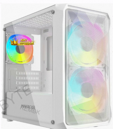Корпус Powercase Mistral Micro a3w Argb, Tempered Glass, 2x 140mm Argb Pwm+1x 120mm Argb - арт:1613 Макеевка