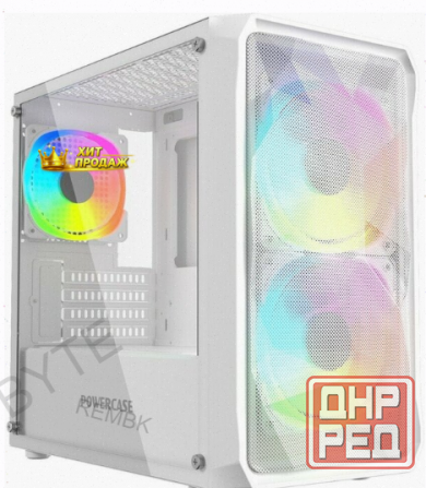 Корпус Powercase Mistral Micro a3w Argb, Tempered Glass, 2x 140mm Argb Pwm+1x 120mm Argb - арт:1613 Макеевка - изображение 1