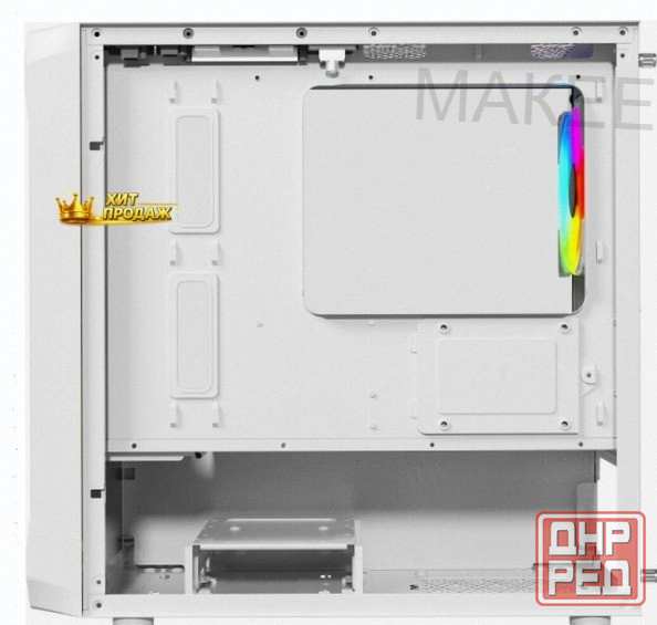 Корпус Powercase Mistral Micro a3w Argb, Tempered Glass, 2x 140mm Argb Pwm+1x 120mm Argb - арт:1613 Макеевка - изображение 3