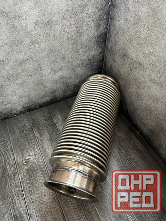 0004859370000 Металлорукав Камаз-6520 в сборе L=364мм, D=80мм (нержавеющая сталь) Металокомпенсатор Макеевка - изображение 2